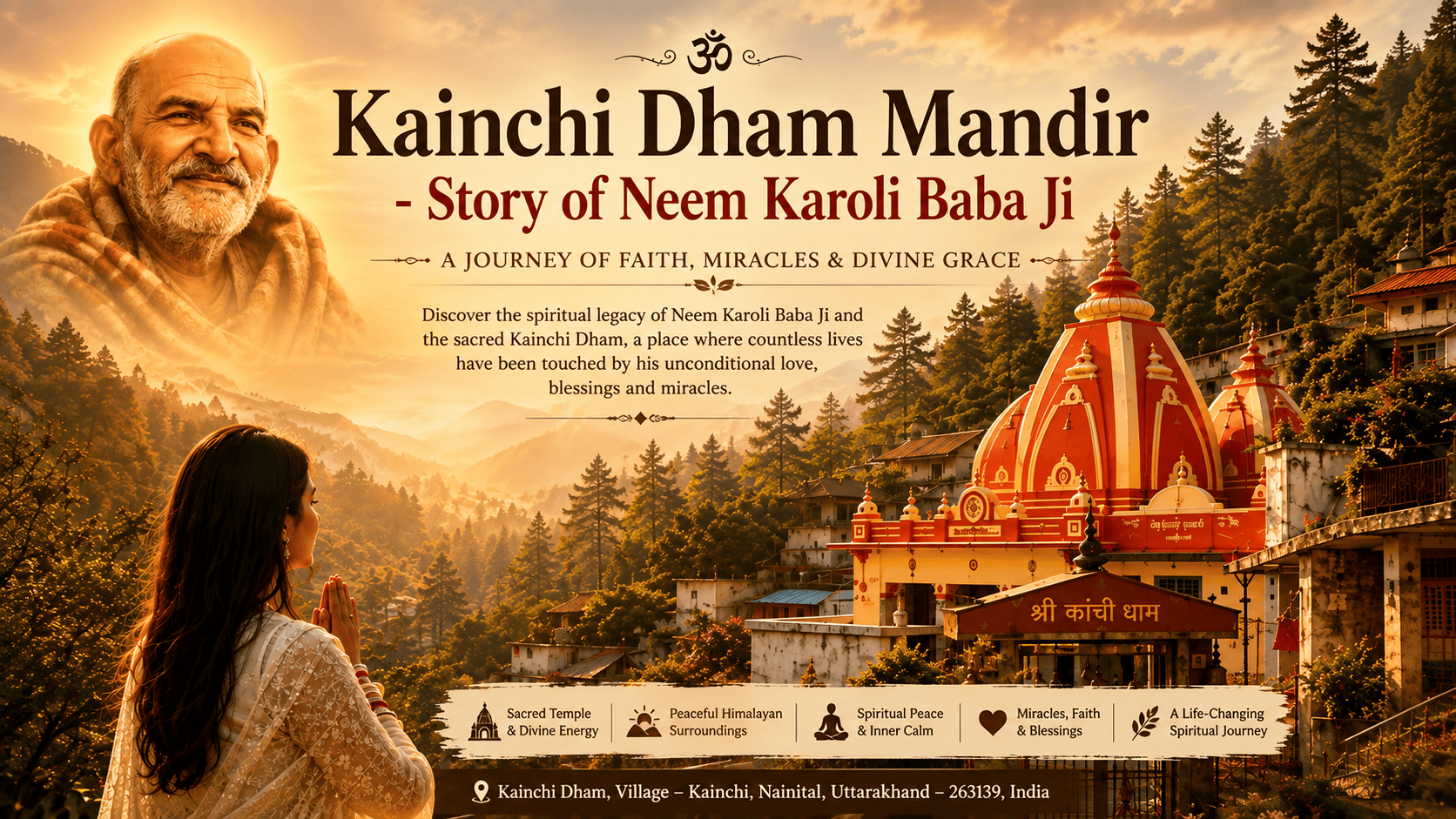 Kainchi Dham Mandir - Neem Karoli Baba